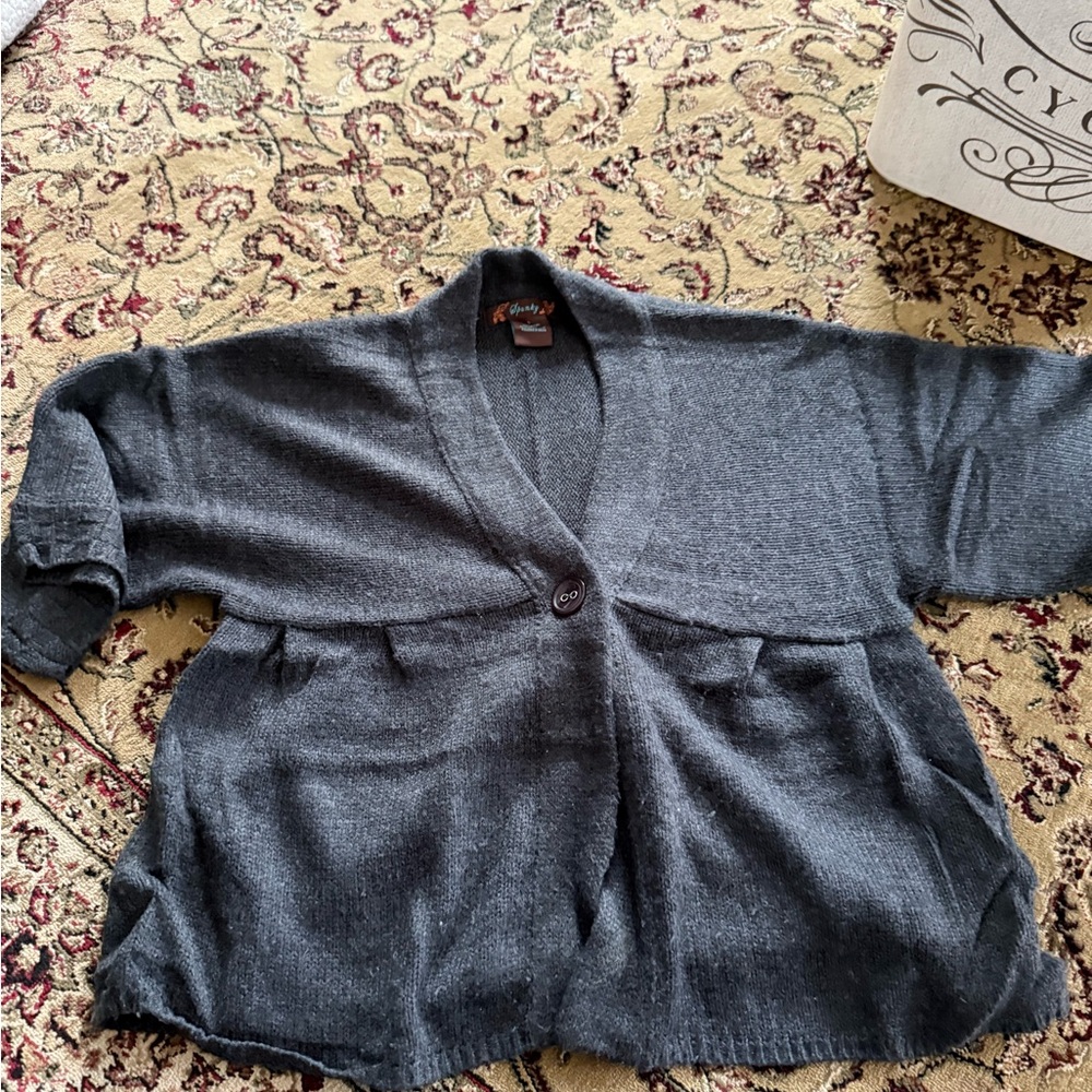 Charcoal Women's Cardigan by Cybele